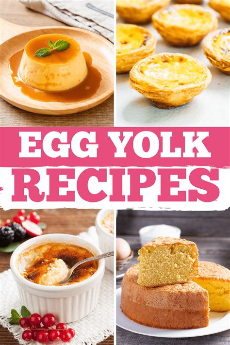 recipes that use lots of egg yolks