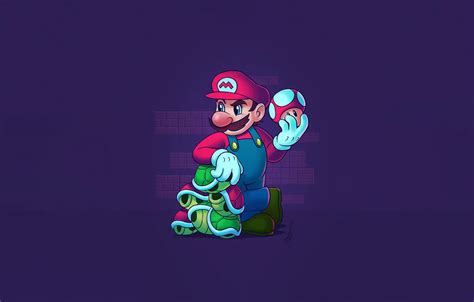 Wallpaper Art, Mario, Concept Art, Minimalism, Characters, Super Mario ...
