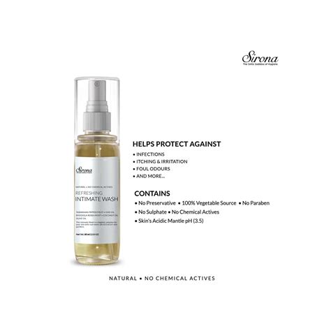 Buy SIRONA NATURAL PH BALANCED INTIMATE WASH WITH 5 MAGICAL HERBS HELP ...