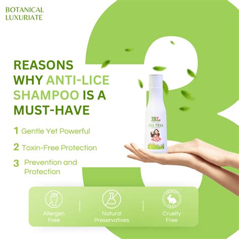 Botanical Luxuriate Tea Tree Shampoo for Lice And Nits