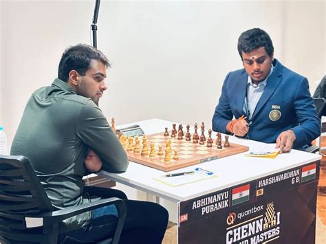 Quantbox Chennai GM R3: Vincent Keymer outplays Karthikeyan Murali ...