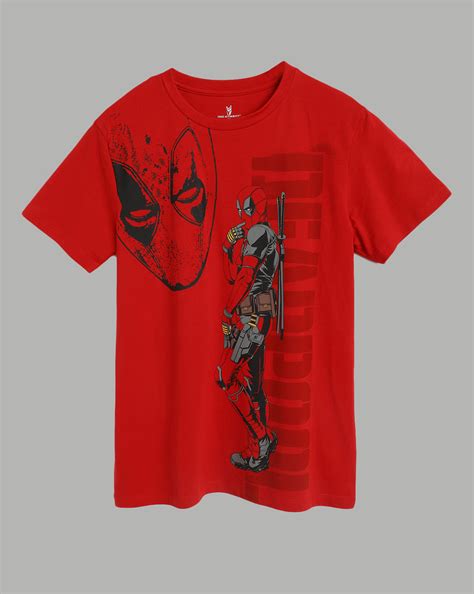 Deadpool Red Tshirt For Men – Free Authority
