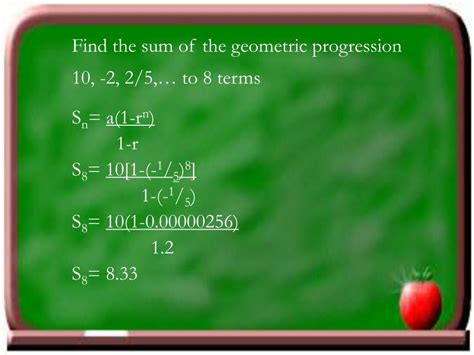 Image result for Geometric Progression Tutorial