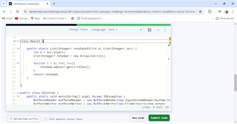 Image result for Left Rotation HackerRank Solution C