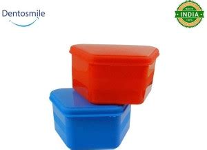 Dentosmile Denture Boxes, Retainer Box Orthodontic Mouth Guard Dental ...