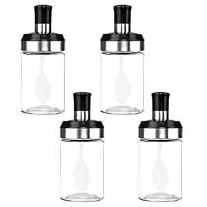 Buy Cutting EDGE Borosilicate Glass Containers for Oil, Spices, Sauce ...