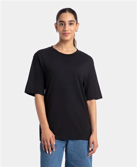 Buy Super Combed Cotton Oversized T-Shirt with Drop Shoulder Styling ...