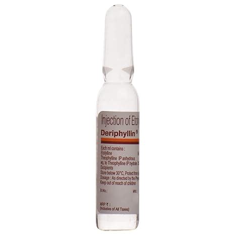 Deriphyllin - Ampule of 2 ml Injection : Amazon.in: Health & Personal Care
