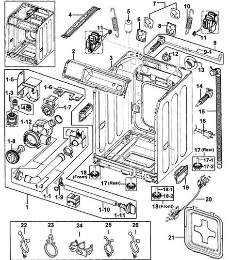 Image result for Front Load Washing Machine Parts