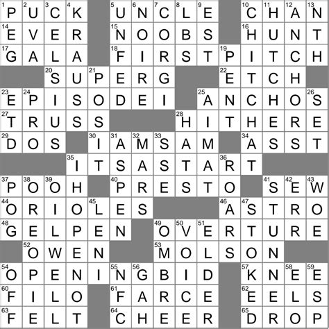 Ballpoint alternative crossword clue Archives - LAXCrossword.com