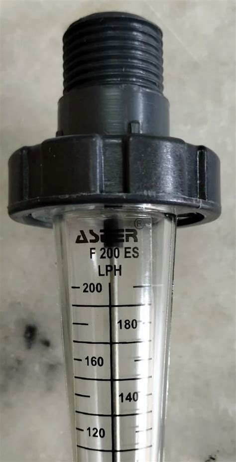 Rotameter - 20,000 LPH Rota-Meter Aster Brand 2" Online Connection ...