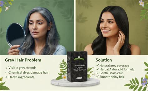 Buy Henna Herb Herbal Hair Colour Black | Ammonia Free Natural Hair Dye ...
