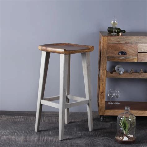 Jocelyn Solid Wood Bar Stool | Wooden Bar Stools | Fabuliv