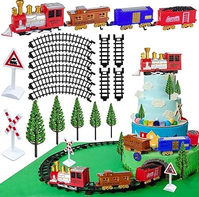 RASSLISA 21PCS Train Cake Decorations Train Cake Toppers India | Ubuy