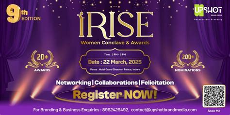 iRise - Women Conclave & Awards , Sheraton Grand Palace Indore, Bypass ...