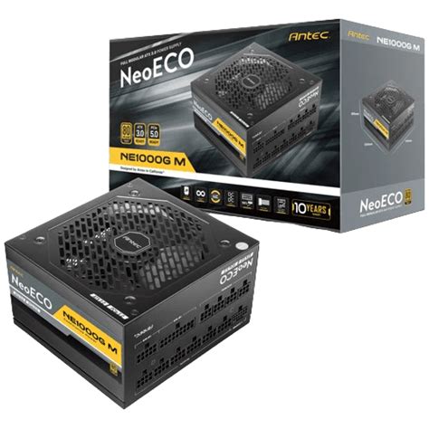 Antec NE1000G M ATX 3.0 Power Supply (PSU) – Antec India