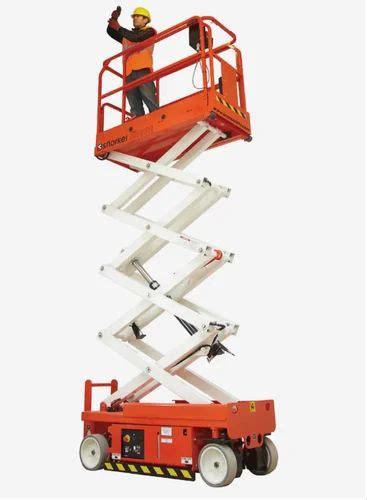 Scissor Lift Rental - 5.8 Mtr Electric Scissor lift Service Provider ...