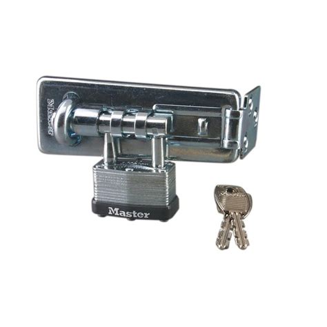 Master Lock 4-1/2-in Steel-painted Fixed Staple Hasps in the Hasps ...