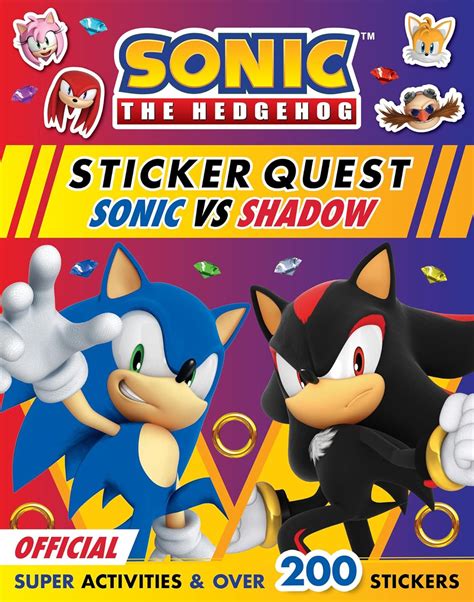 Sonic the Hedgehog Sticker Quest: Sonic vs Shadow: Sticker Activity ...