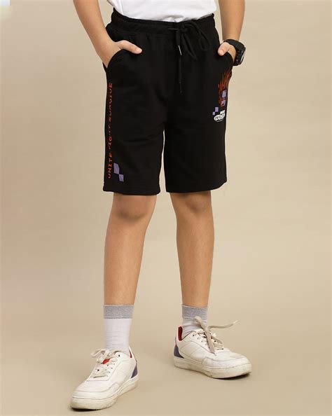 Minecraft Printed Regular Fit Shorts For Boys – Kidsville