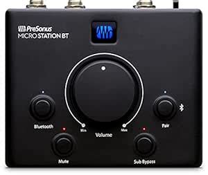 PreSonus Micro-Station BT 2.1 Monitor Controller with Bluetooth 5.1 ...