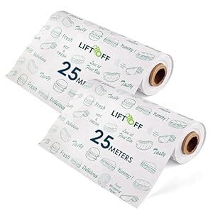 Buy LIFTOFF Butter Paper Roll 25 Meter (Buy 1 Get 1 Free, 2 Rolls ...