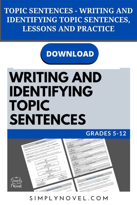 Image result for Identifying Topic Sentence