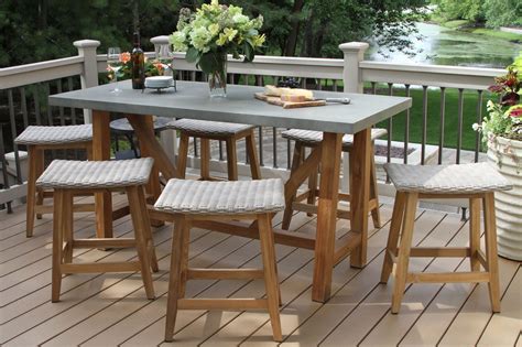 Build Outdoor Bar Height Table at Jean Begaye blog