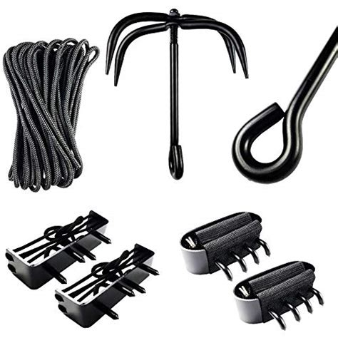 Ninja Equpiments: Outdoor Climbing Ninja Grappling Hook, Foot Spikes ...