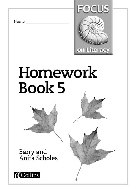 Focus on Literacy (37) – Homework Book 5: Bk.5 : Scholes, Barry ...