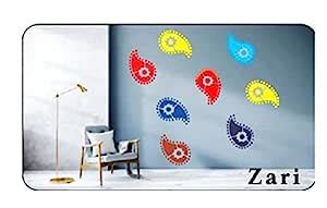 Buy Sri Ganesh ZARI Wall Design Stencils Painting for Home Decor ...