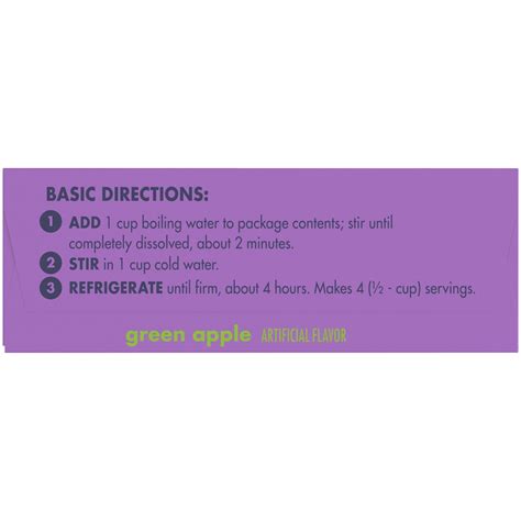 JOLLY RANCHER SOUR GREEN APPLE GELATIN DESSERT – CEREALIZATE PRICMX