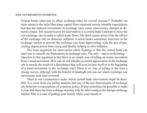 Exchange rates- Why Governments intervene - MACRO ECONOMICS - Studocu