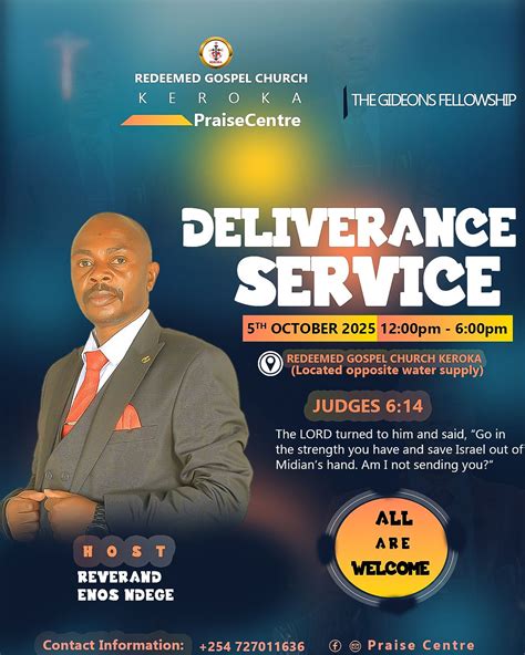 DELIVERANCE SERVICE, Redeemed Gospel Church Keroka, Kisumu, 5 October ...