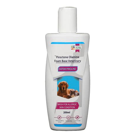 Oatem Piroctone Olamine Pet Shampoo for Allergic Skin Conditions, 200ml ...