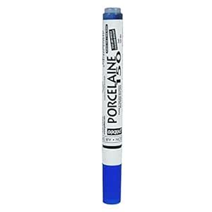 Pebeo Porcelaine 150 Ceramic Paint Marker - Fine Tip (0.7 mm) - Lapis ...