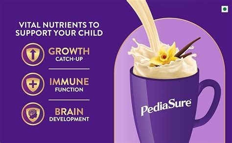 Pediasure Advance+ Vanilla Delight Flavour Nutrition Powder, 400gm ...