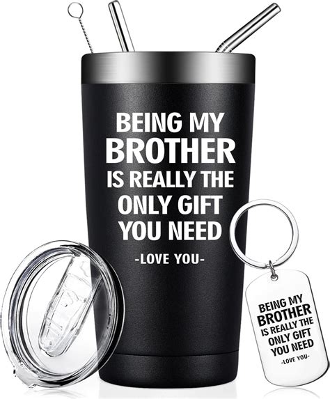 Amazon.com | Valentines Day Gifts For Brother Tumbler, Funny Brother ...