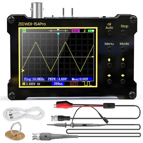 Mini Handheld Digital Oscilloscope Built-in Function Generator, 40MSa/s ...