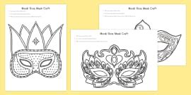 Mask Template | Design Your Own | Art | Primary Resource