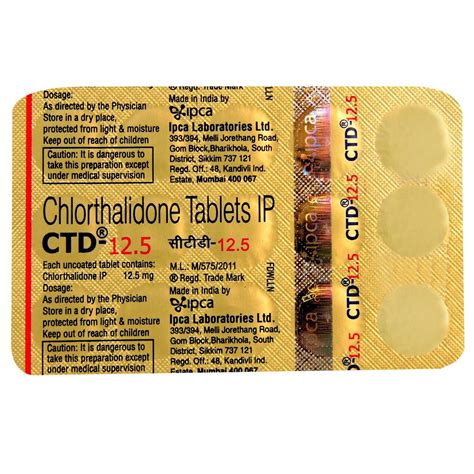 CTD-12.5 Tablet | Uses, Side Effects, Price | Apollo Pharmacy