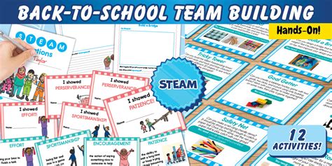 Back to School STEAM Centers | Team-Building Stations