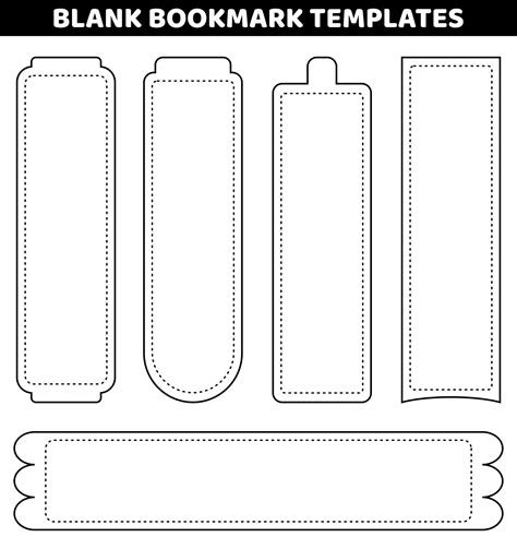 10 Best Blank Printable Bookmarks PDF for Free at Printablee | Bookmark ...