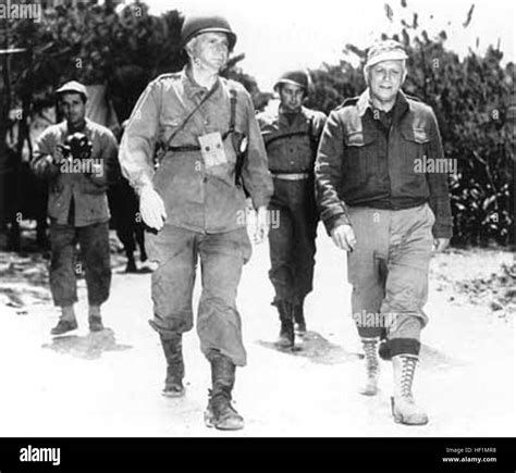 LtGen. Simon Bolivar Buckner Jr. and MajGen. Roy Geiger at Okinawa ...