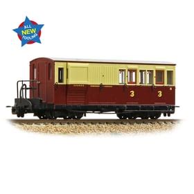 394-085 Bachmann OO9 Narrow Gauge Ffestiniog Railway Brake Third No. 8 ...