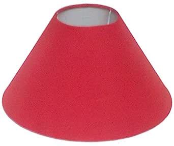Buy RDC 10" Round Plain Red Lamp Shade for Table Lamp Online at Low ...