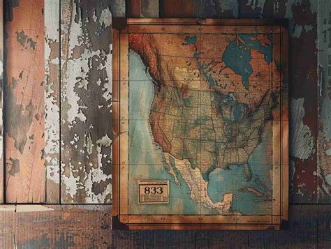 Image result for 833 Area Code Map