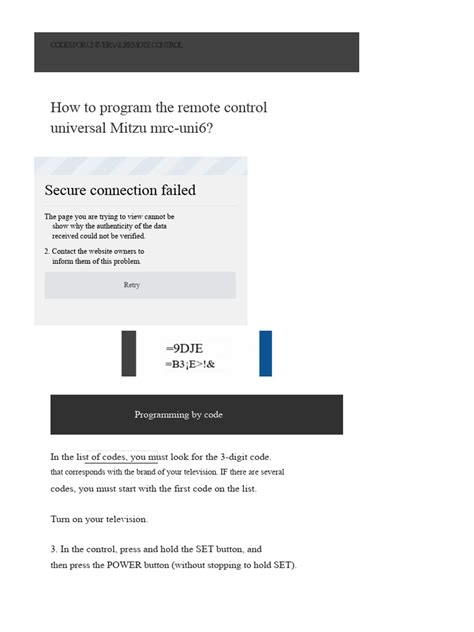 Image result for How to Program a Mitzu Remote Control