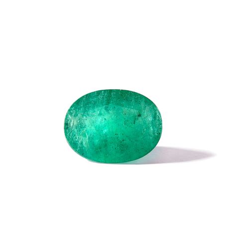 Natural Zambian Emerald (Panna) 3.59 Cts (3.94 Ratti) IIGJ Certified ...