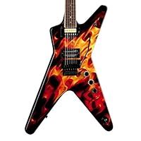 Dean Dimebag Dime O Flame ML 6 String Electric Guitar - Rosewood ...
